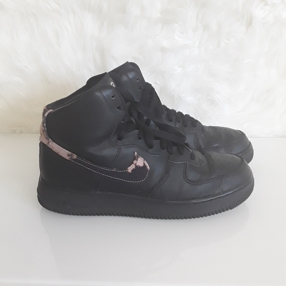 air force 1 high acid wash print